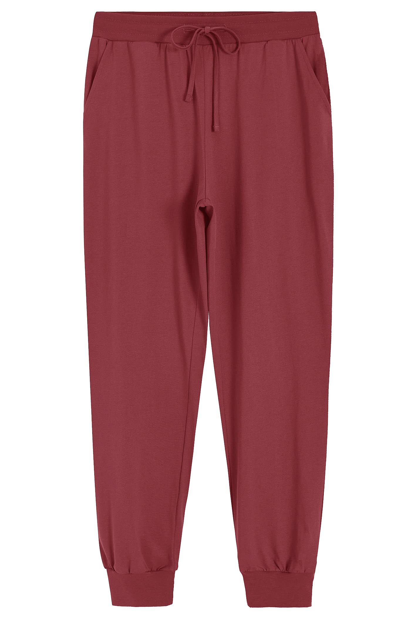 Women's Cotton Pajama Joggers Knit Lounge Pants - Latuza