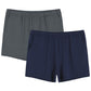 Women's Plus Size Lounge Shorts Soft Cotton Sleep Shorts 2 Pack - Latuza