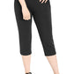 Women's Cotton Joggers Knit Capri Pants with Pockets - Latuza