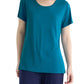 Women's Soft Comfy Pajama Tops Scoop Neck Sleep Tee Shirt - Latuza