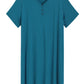 Women's Plus Size Summer Nightgown Viscose Sleep Shirt - Latuza