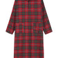 Women's Cotton Flannel Nightgown Long Sleeve Midi Nightgown - Latuza