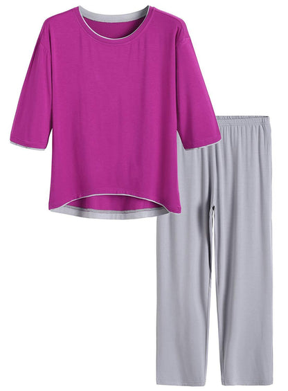 Women's Half Sleeve Bamboo Viscose Pajama Set - Latuza