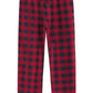Men's Fleece Plaid Lounge Pajama Pants with Pockets - Latuza