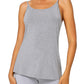 Women's Bamboo Viscose Cami Pajamas Top Spaghetti Straps Tank Top - Latuza