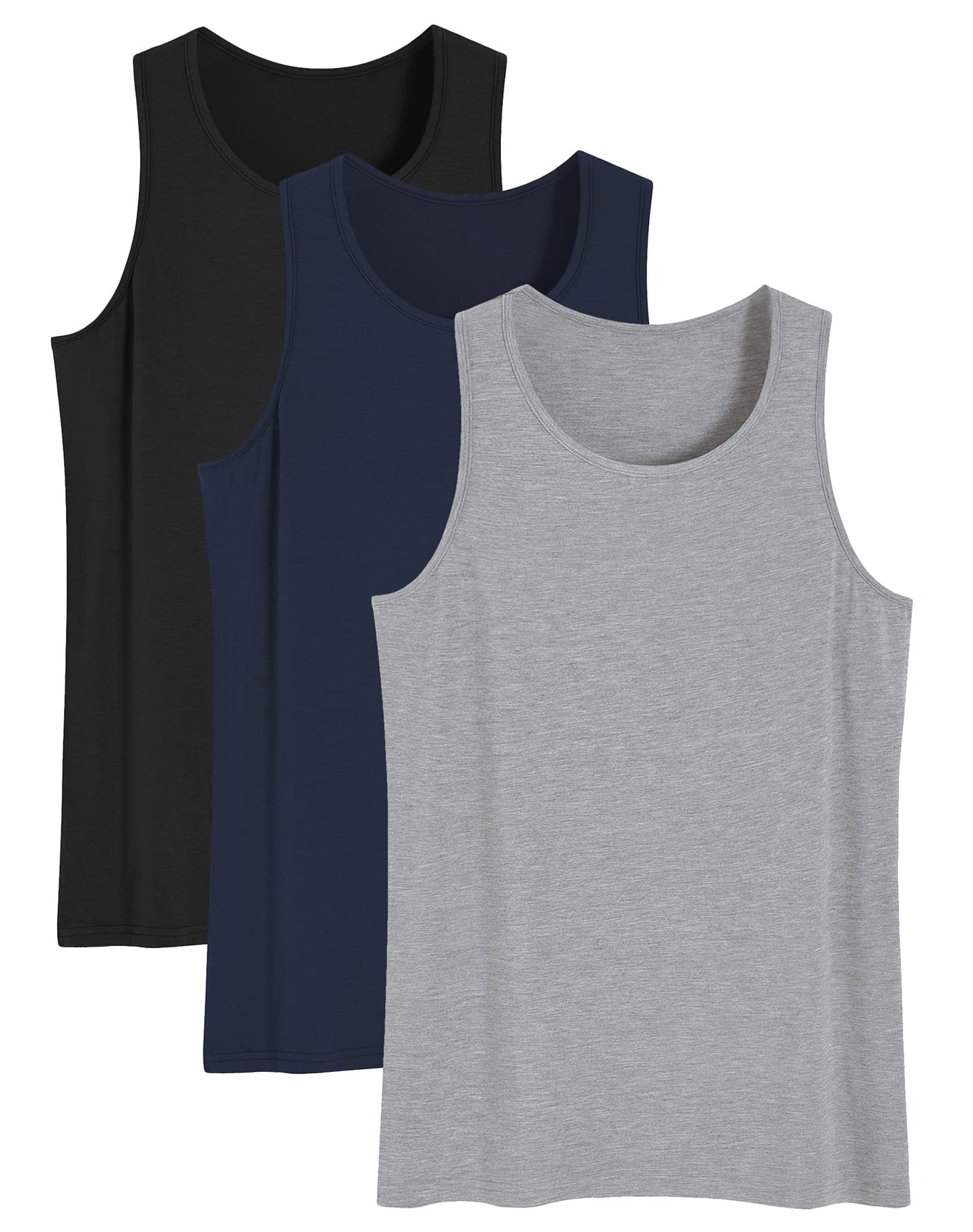 Men's Bamboo Viscose Tank Top Undershirt - Latuza