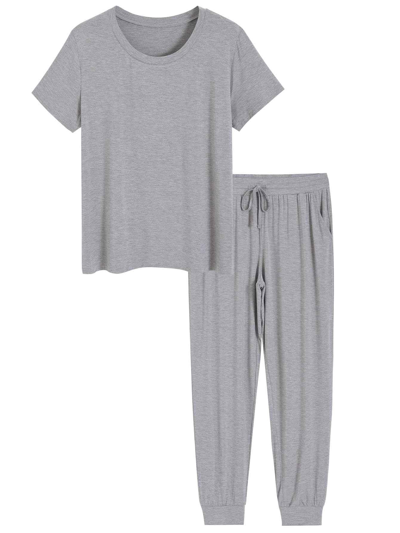 Women's Petite Pajamas Set Viscose Petite Length Sleepwear - Latuza