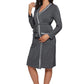 Women's Soft Bamboo Viscose Maternity Nursing Robe - Latuza