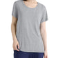 Women's Soft Comfy Pajama Tops Scoop Neck Sleep Tee Shirt - Latuza