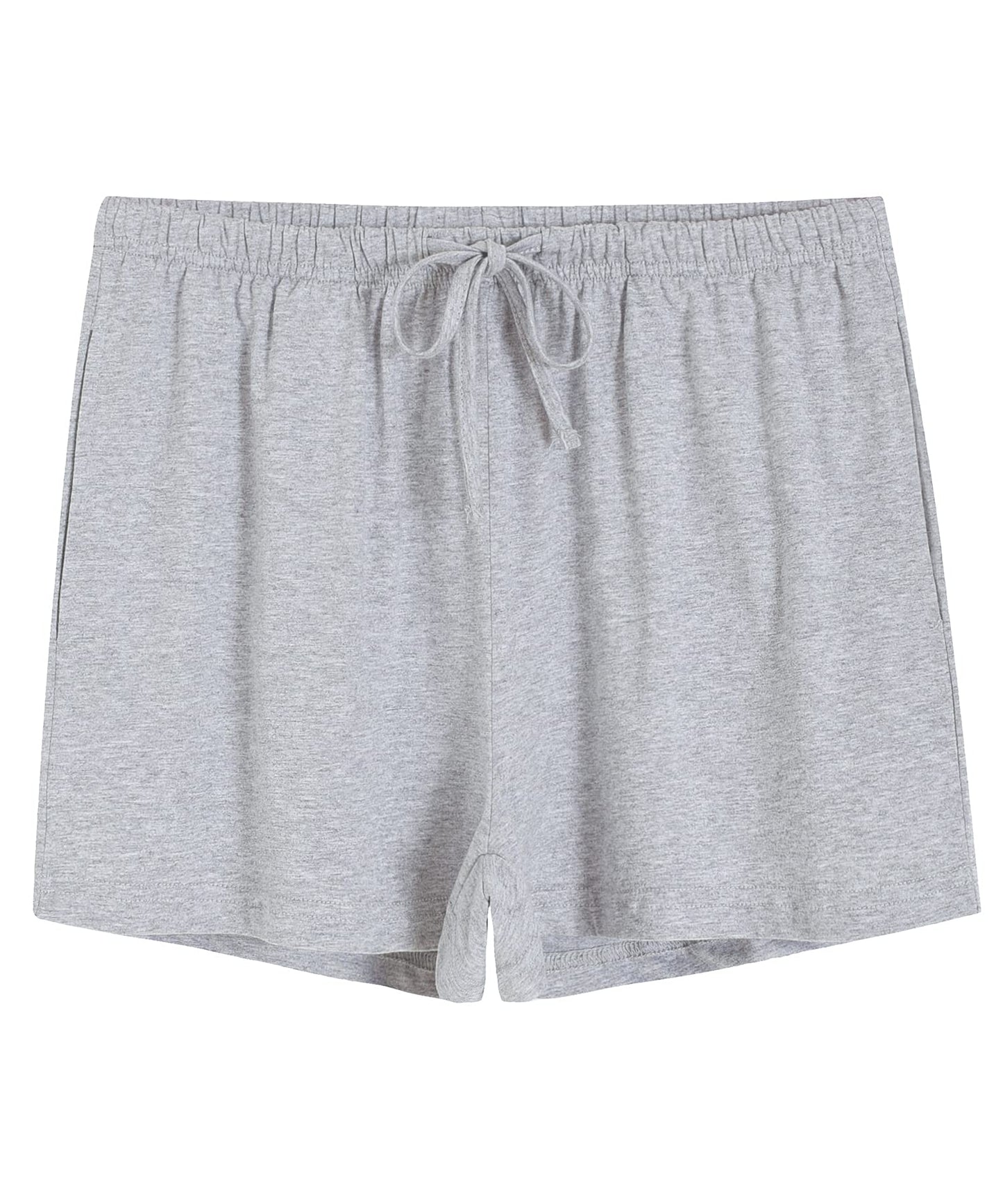 Women's Cotton Pajama Shorts Knit Lounge Shorts with Pockets - Latuza