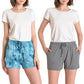 Women's Pajama Shorts Soft Comfy Boxer Sleep Shorts 2 Pack - Latuza