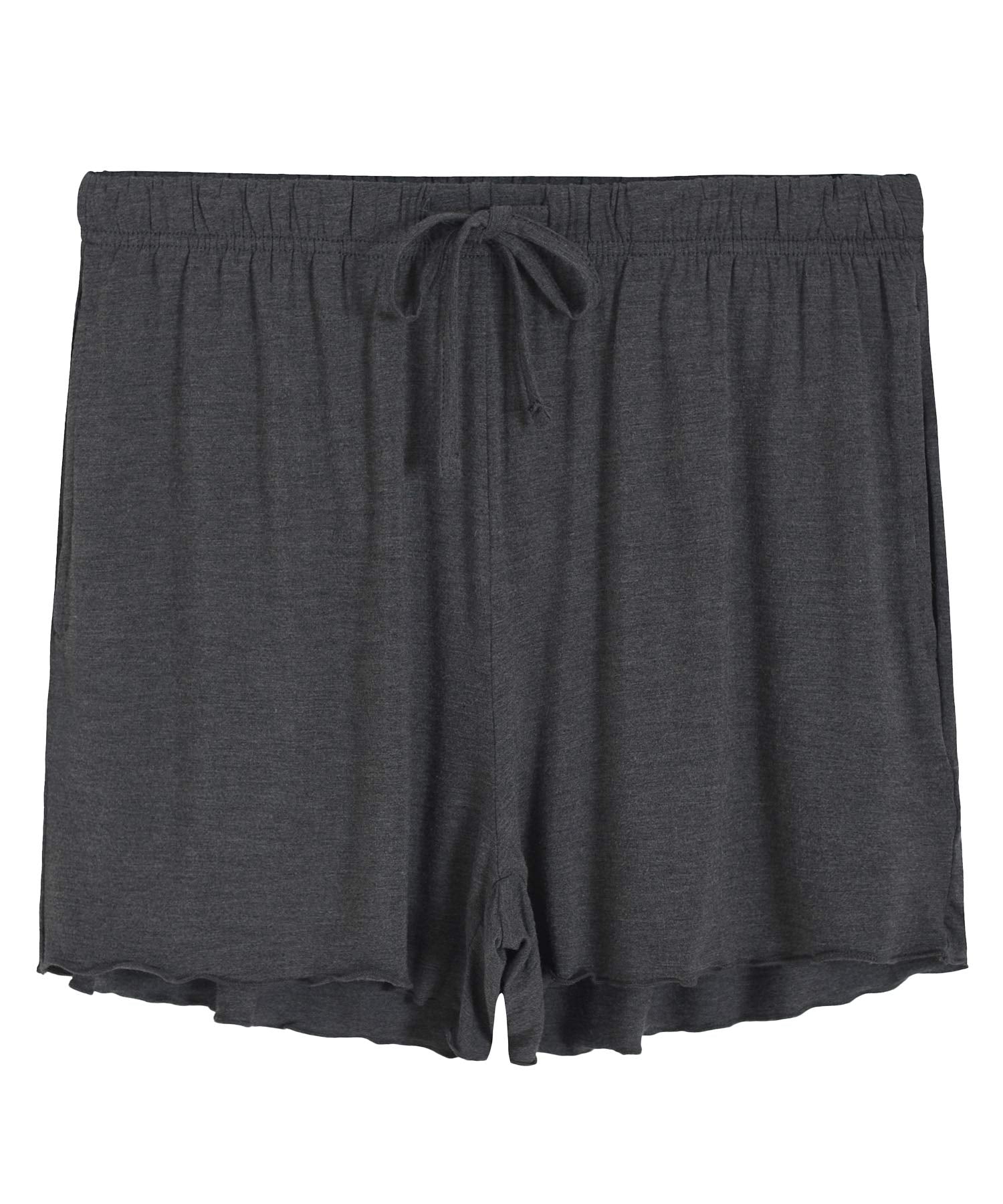 Women's Bamboo Viscose Pajama Bottoms Sleep Shorts with Pockets - Latuza