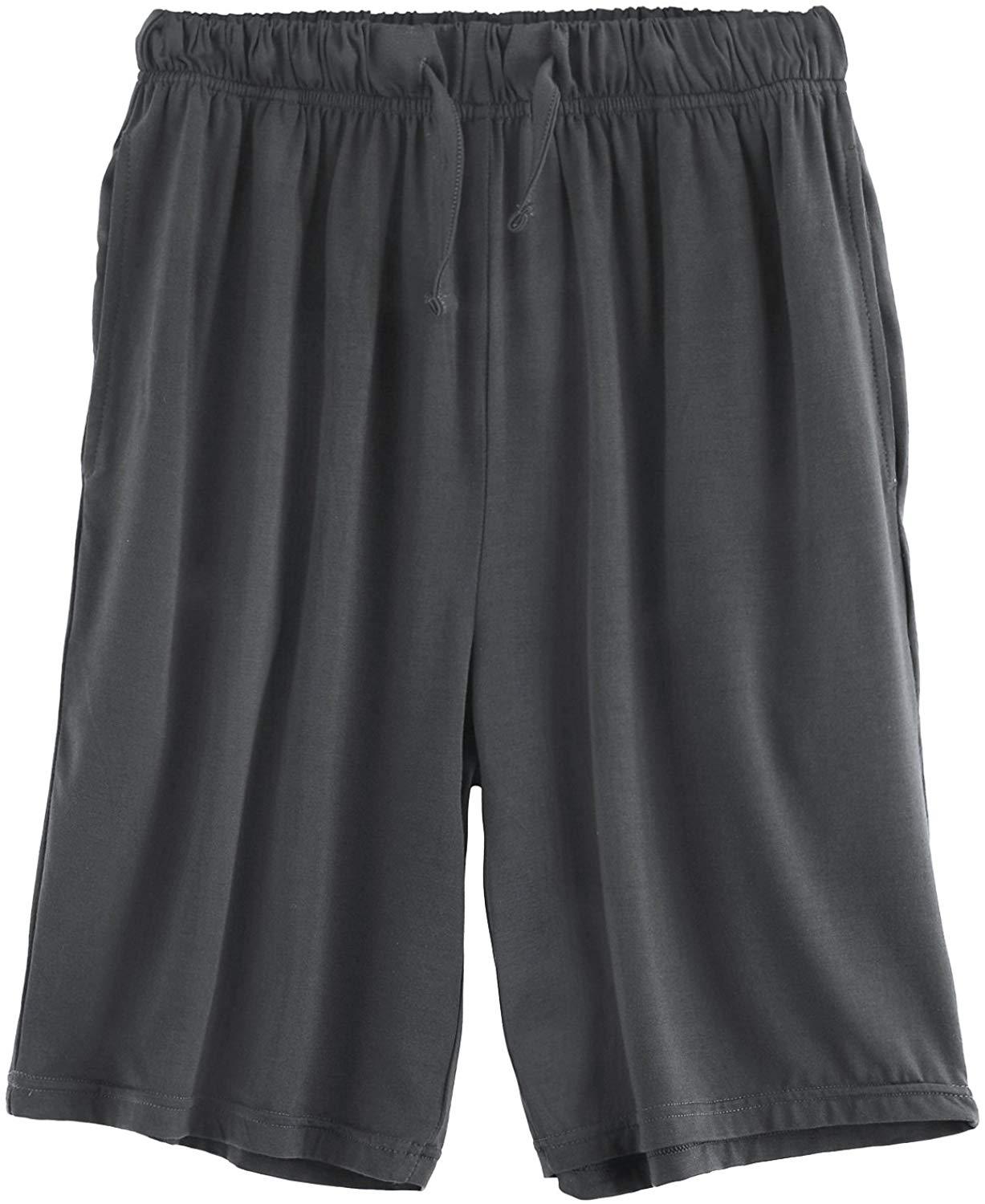 Men's Bamboo Sleep Shorts Loose Lounge Shorts - Latuza