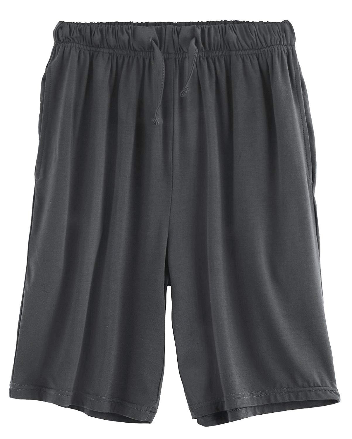 Men's Bamboo Sleep Shorts Loose Lounge Shorts - Latuza