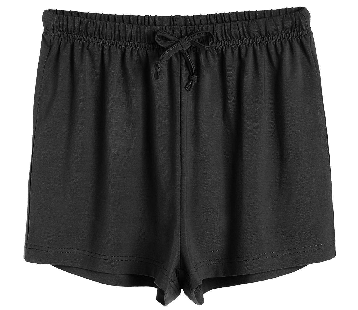 Latuza Men's Pajama Bottom Shorts Medium Black 2 Pack at  Men's  Clothing store