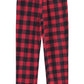 Women's Fleece Plaid Pajama Pants with Pockets - Latuza