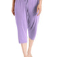 Women's Knit Bamboo Viscose Capris Sleepwear - Latuza