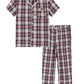 Women's Matching Pjs for Couples Button Down Pajama Sets - Latuza