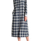 Women's Cotton Flannel Zip Up Robe Zipper Front Housecoat with Pockets - Latuza