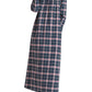 Women's Plaid Flannel Nightgown Long Sleeve V-Neck Nightgown with Pockets - Latuza