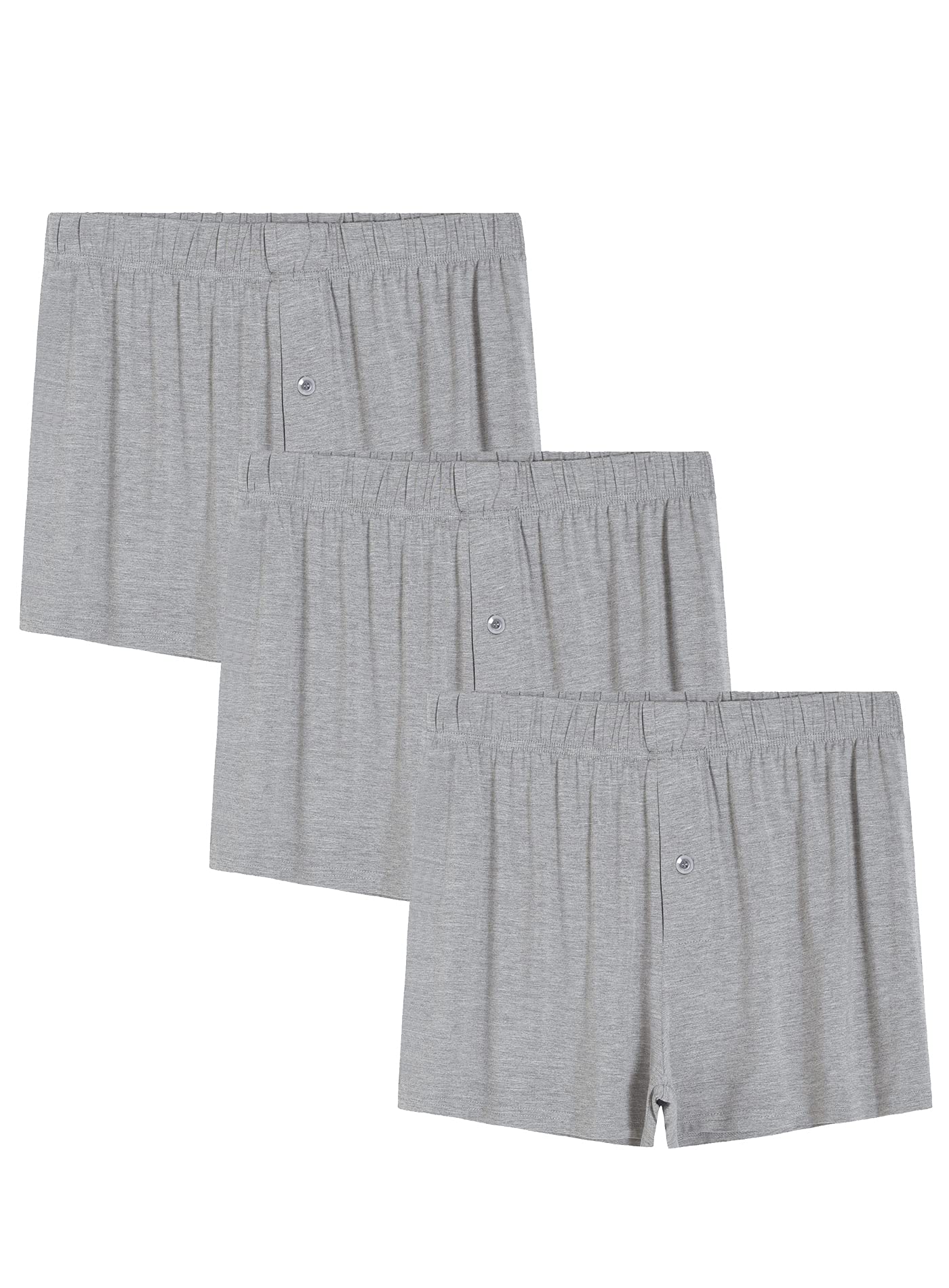 Men's Bamboo Viscose Underwear Boxer Shorts Trunk Briefs 3 Pack - Latuza