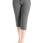 Women's Cotton Joggers Knit Capri Pants with Pockets - Latuza