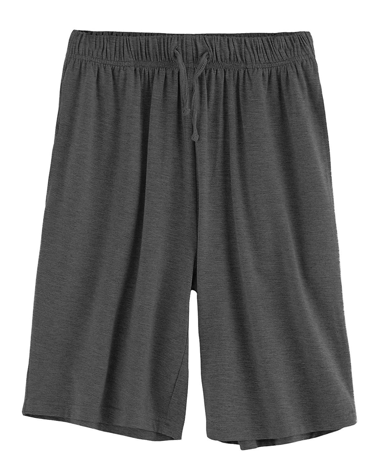 Men's Bamboo Sleep Shorts Loose Lounge Shorts - Latuza