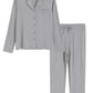 Women's Petite Pajamas Set Petite Length Shirt Pants - Latuza