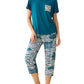 Women's Capri Pajamas Lounge Set - Latuza