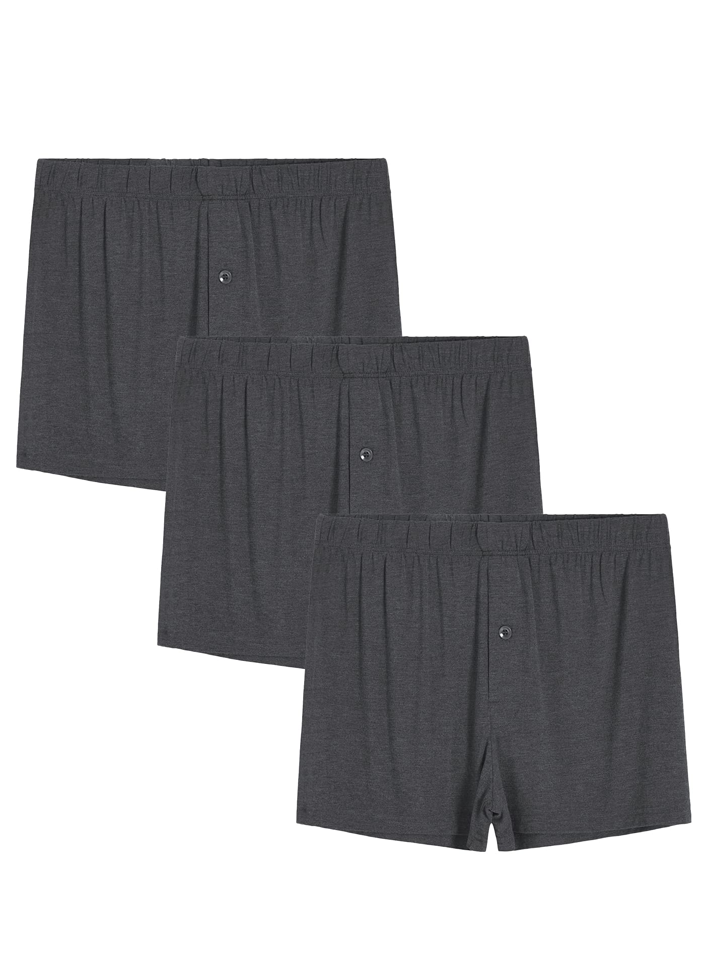 Men's Bamboo Viscose Underwear Boxer Shorts Trunk Briefs 3 Pack - Latuza