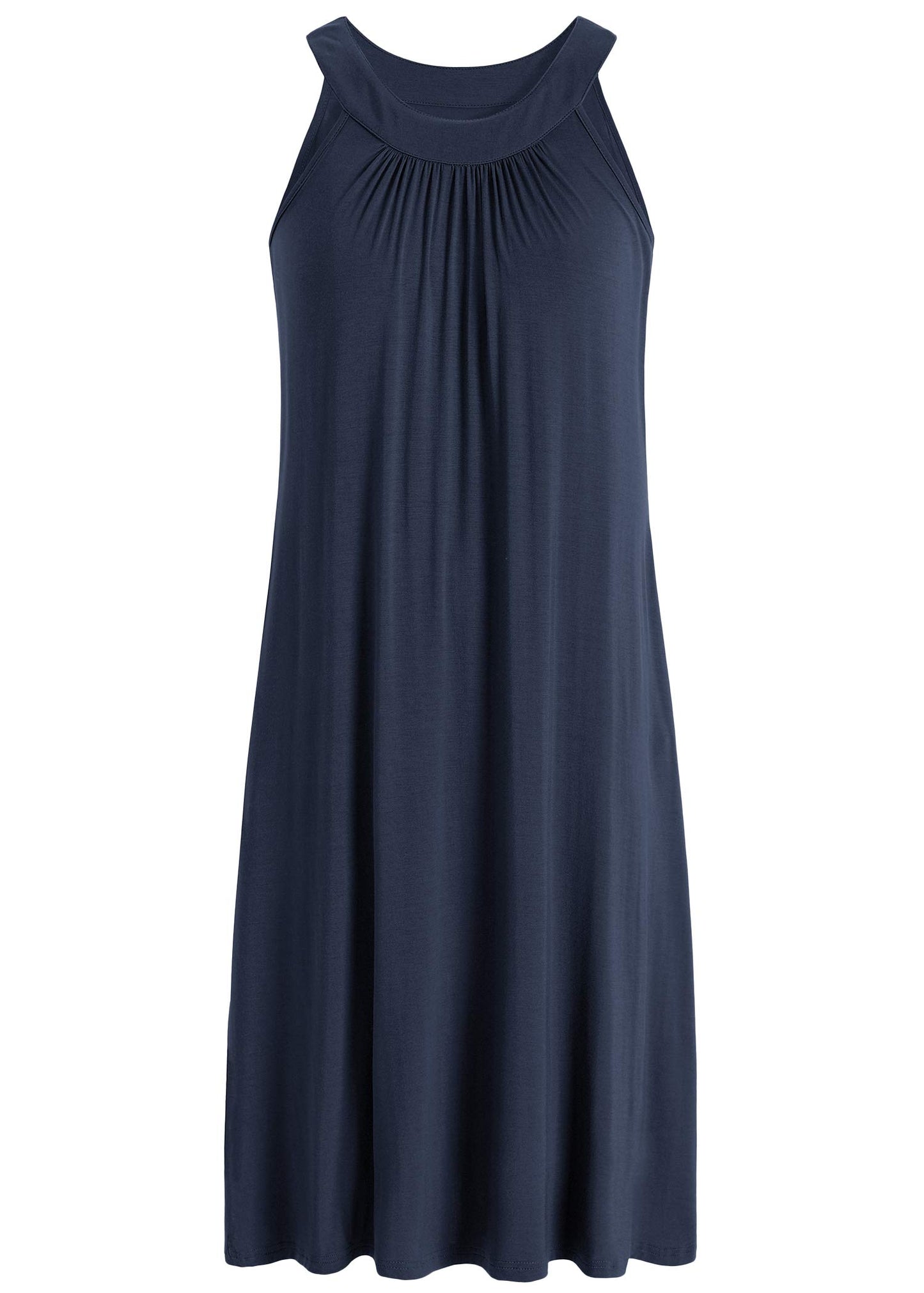 Women's Bamboo Viscose Sleeveless Nightgown with Pockets