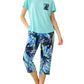 Women's Capri Pajamas Lounge Set - Latuza