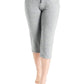 Women's Cotton Joggers Knit Capri Pants with Pockets - Latuza