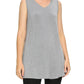 Women's Bamboo Viscose Sleeveless Tunic Flowy Pajama Tank Top - Latuza