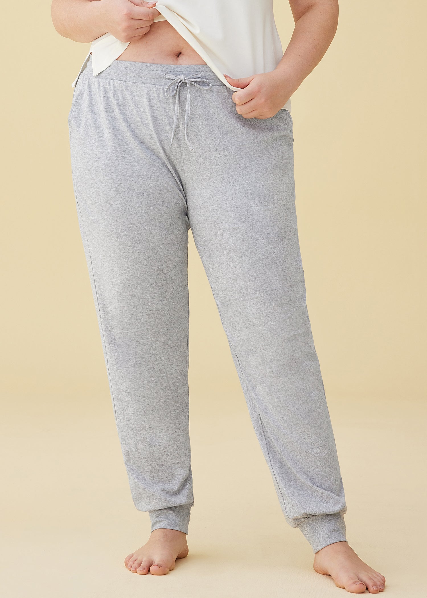 Women's Cotton Pajama Joggers Knit Lounge Pants – Latuza