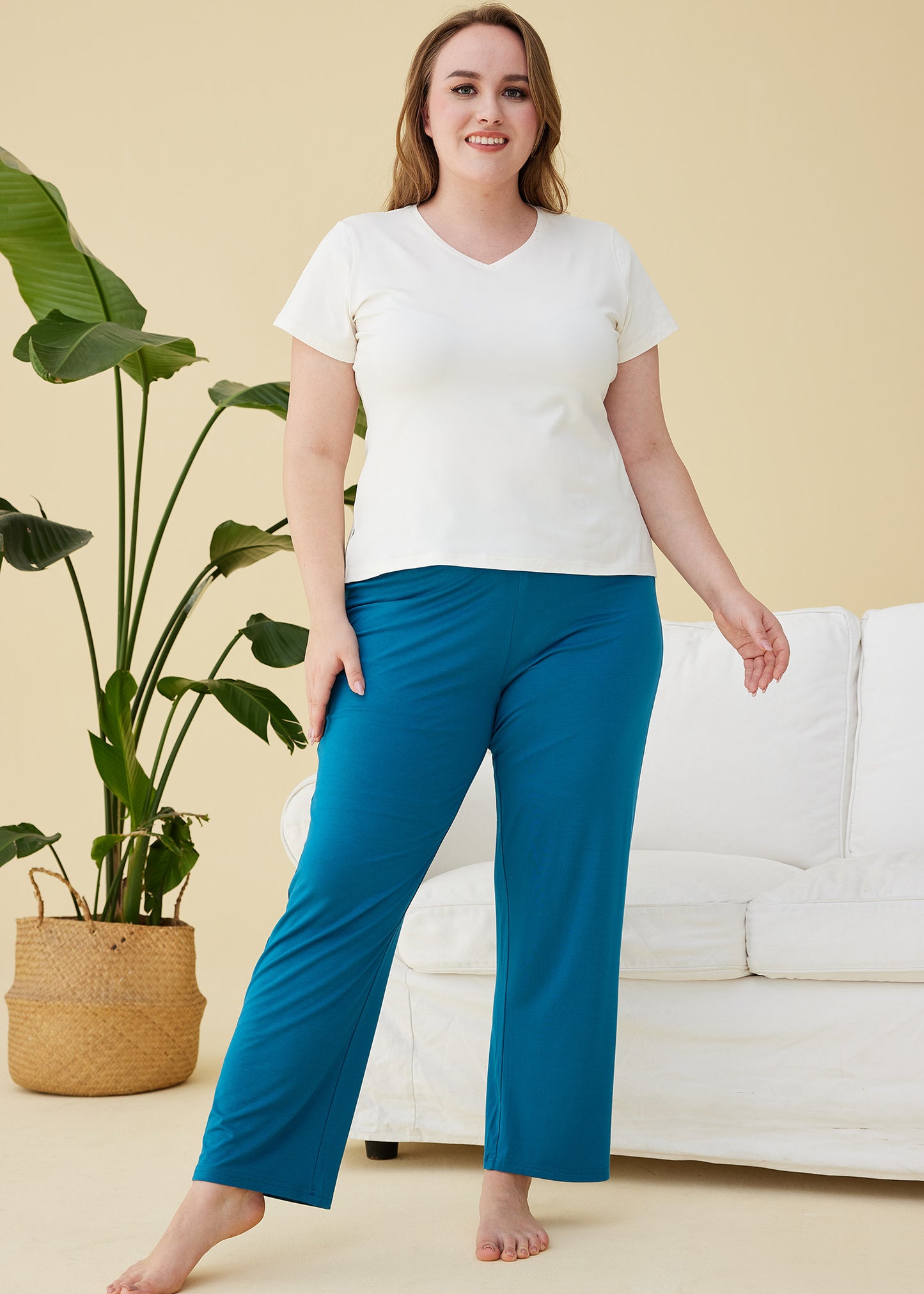 Women's Knit Loungewear Bamboo Pajama Pants