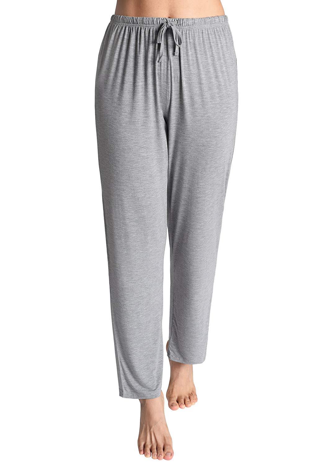 LazyCozy Bamboo Capri Pajama Pants for Women Wide Leg Lounge Pants Soft  Casual Pj Bottoms Sleep Pants Lightweight Sleepwear, Avocado, Small :  : Clothing, Shoes & Accessories