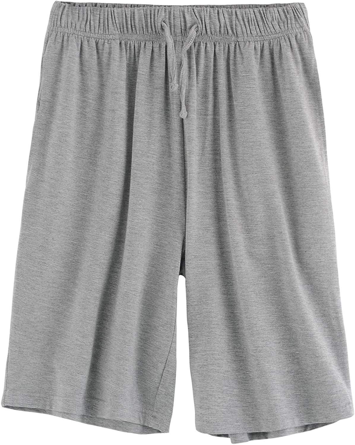 Men's Bamboo Sleep Shorts Loose Lounge Shorts - Latuza