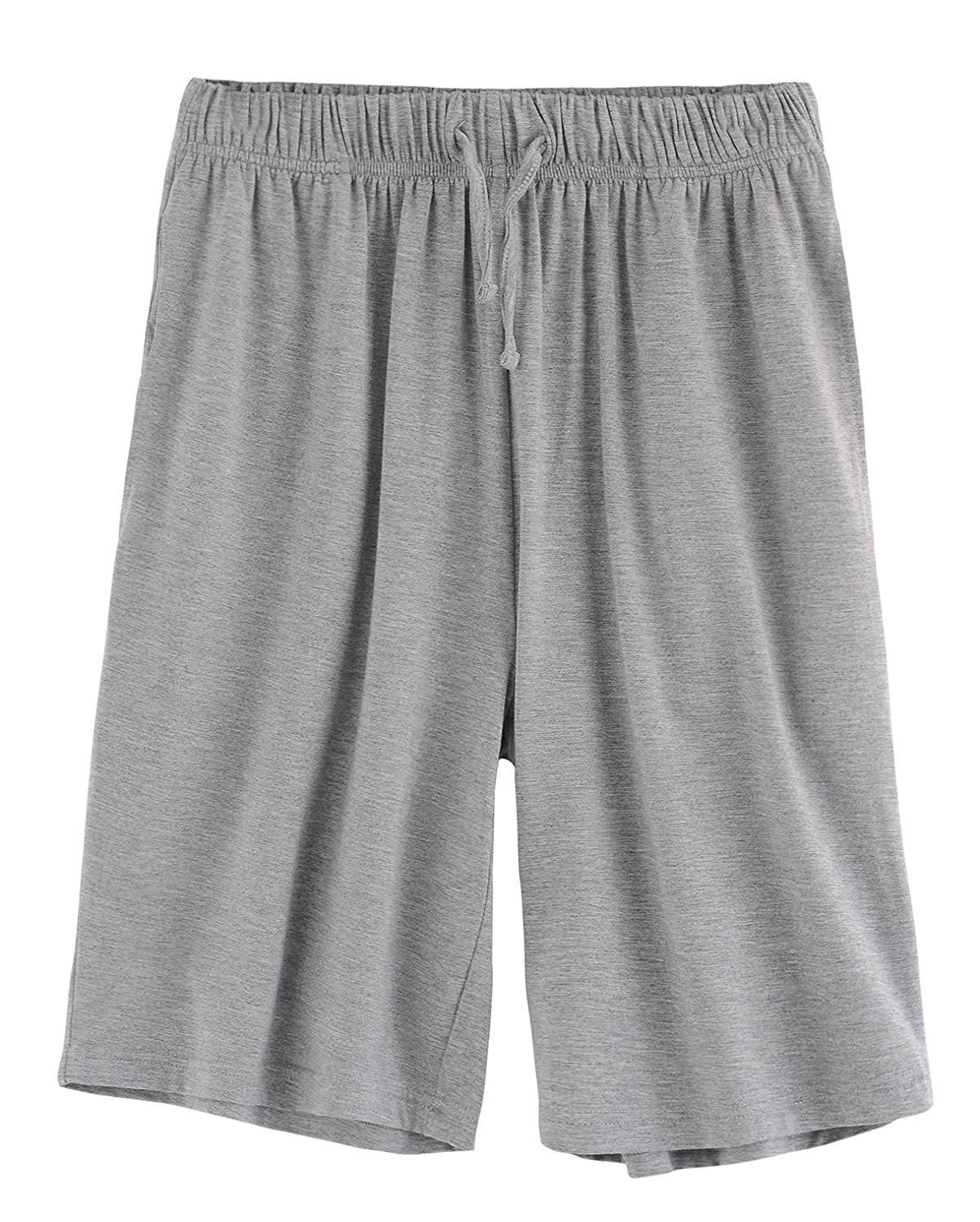 Men's Bamboo Sleep Shorts Loose Lounge Shorts - Latuza