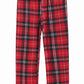 Men's Fleece Plaid Lounge Pajama Pants with Pockets - Latuza