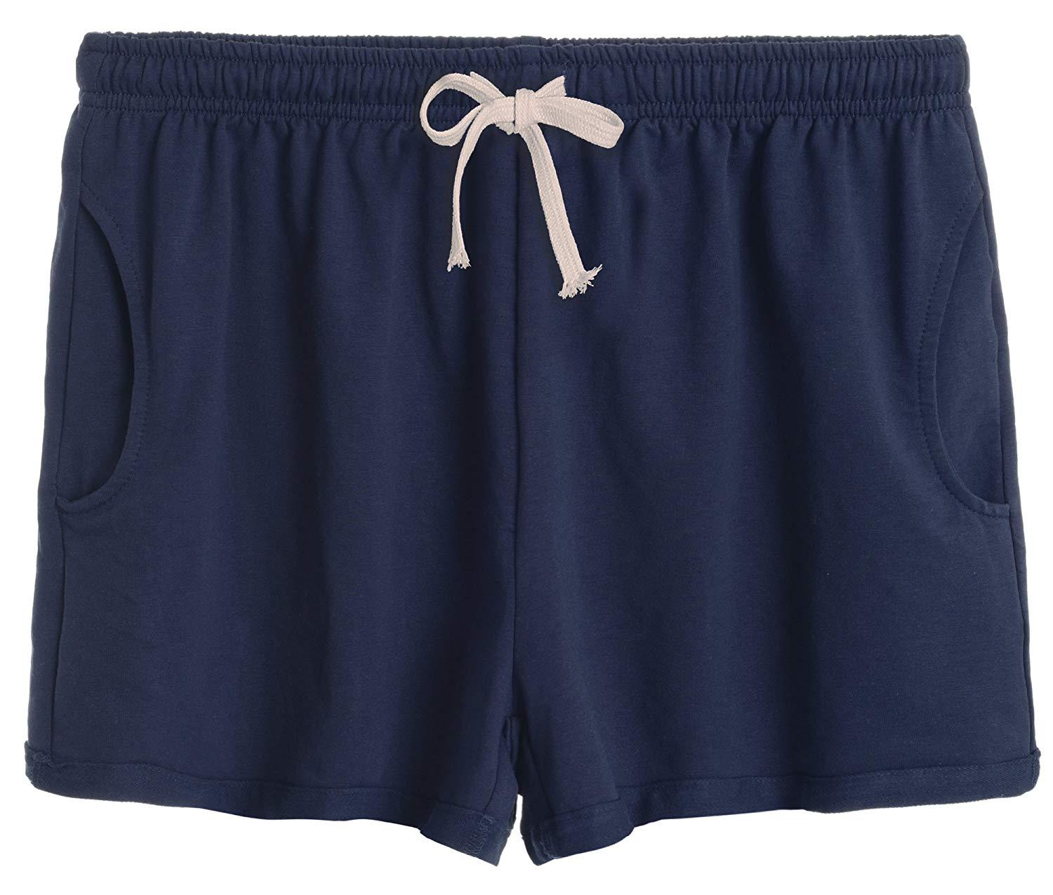 Women's Cotton Stretchy Lounge Sweat Shorts - Latuza