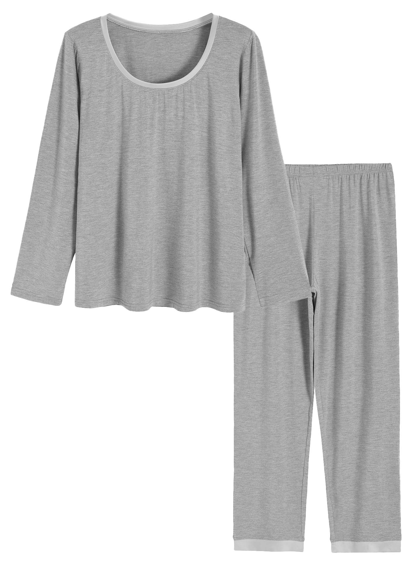 Women's Long Sleeves Bamboo Pajama Set - Latuza