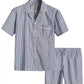 Men's Cotton Woven Short Sleepwear Pajama Set - Latuza