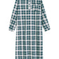 Men's Long Nightgown Cotton Flannel Nightshirts for Sleeping - Latuza