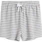 Women's Cotton Striped Pajama Shorts - Latuza