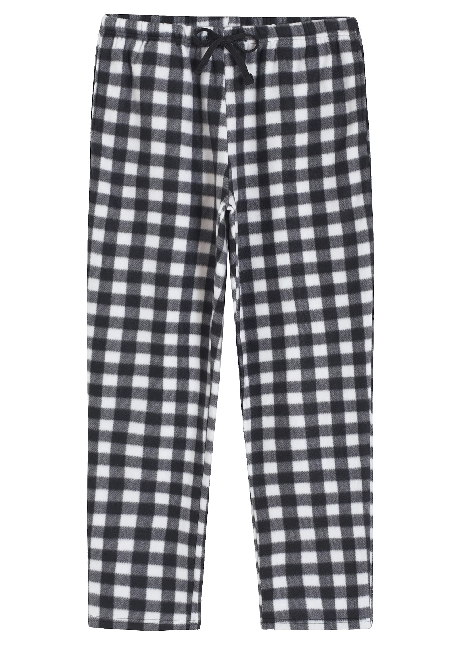 Women's Fleece Plaid Pajama Pants with Pockets - Latuza