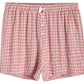 Women's Sleepwear Cotton Plaid Pajama Boxer Shorts - Latuza