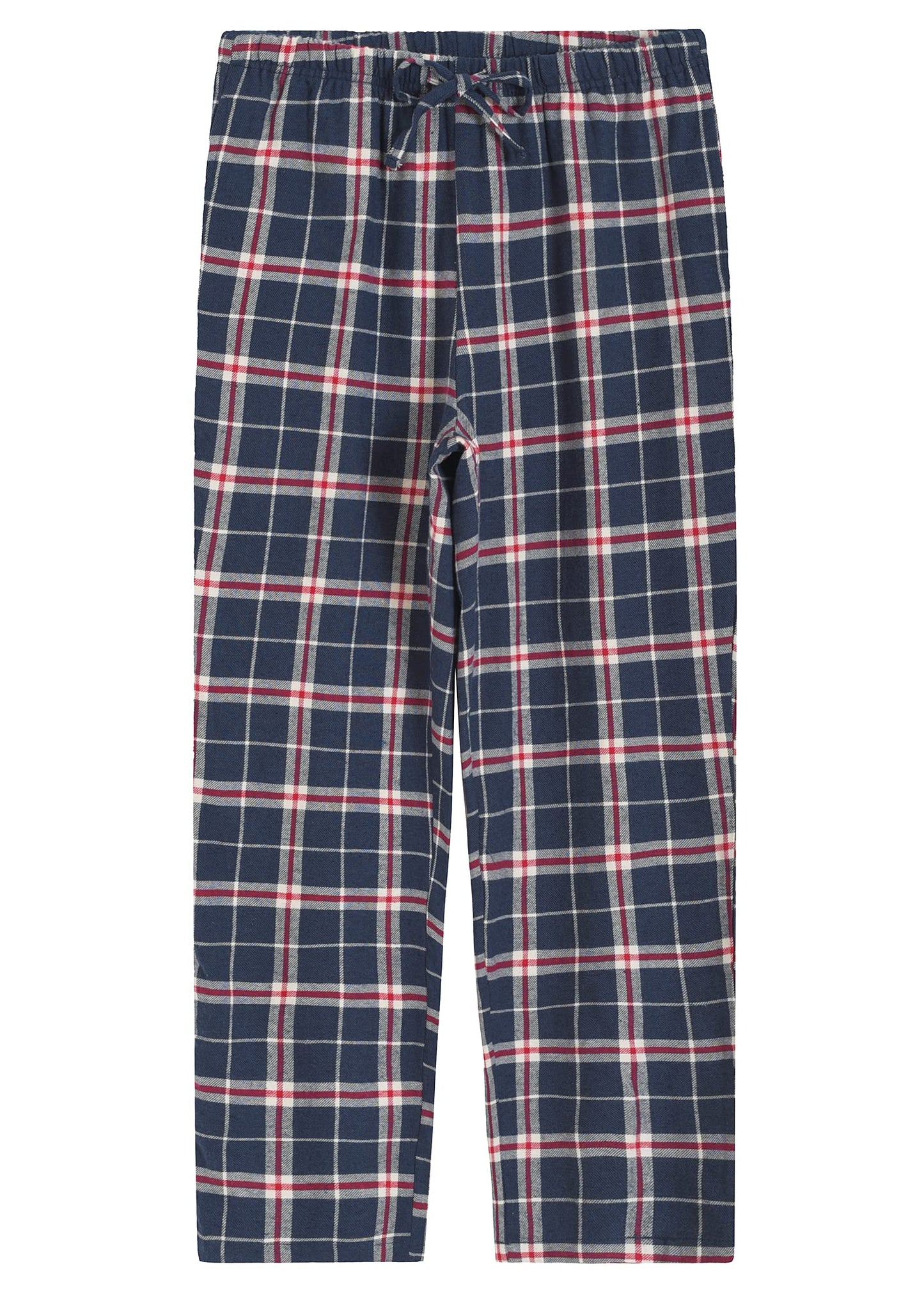 Women's Cotton Flannel Pajama Pants Plaid Pj Bottoms with Pockets - Latuza