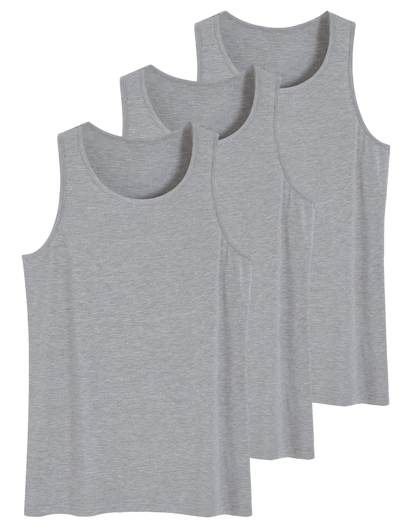 Men's Bamboo Viscose Tank Top Undershirt - Latuza