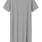 Men's Bamboo Viscose Nightshirt Short Sleeves Sleep Shirt